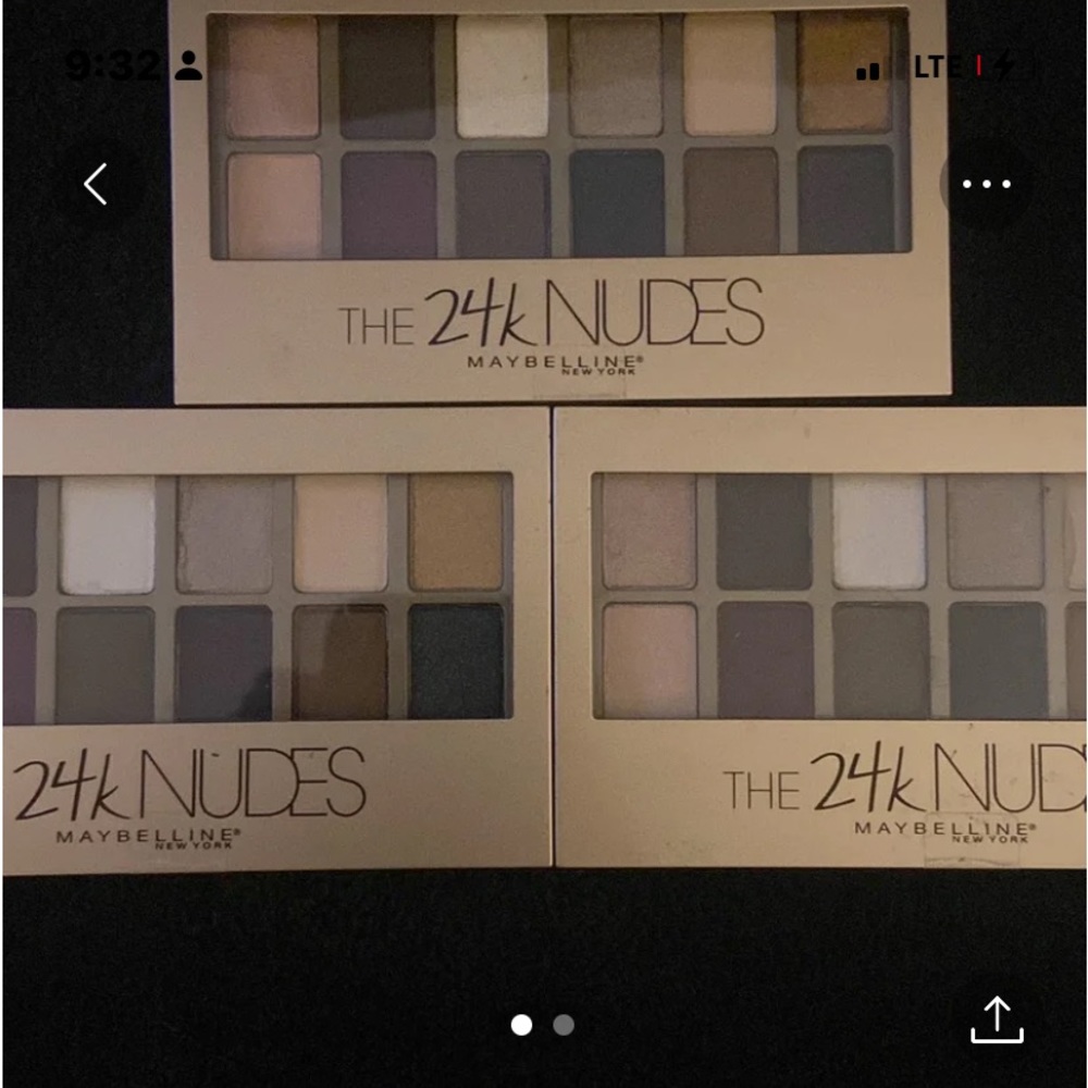 24k nudes Maybelline pallet